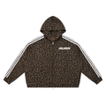 Leopard Zipup Hoodie