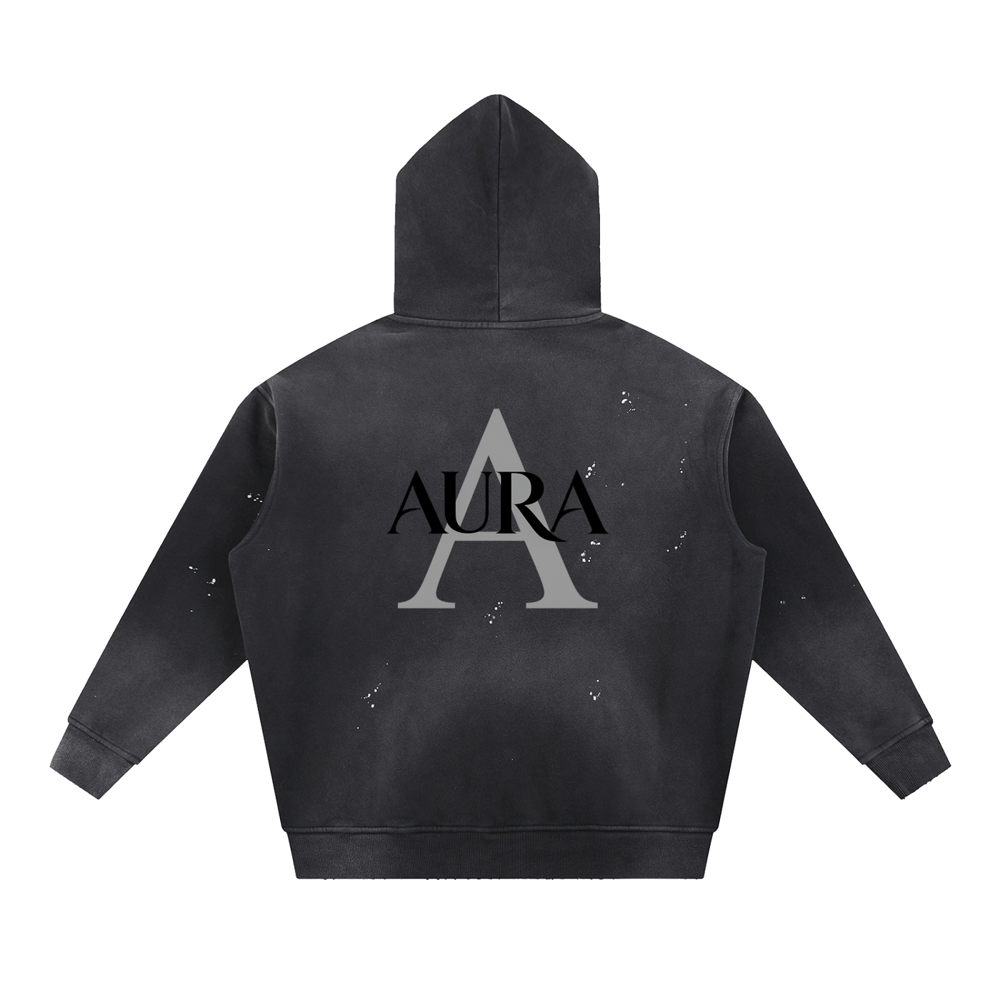 Vintage  Frayed Fleece Hoodie