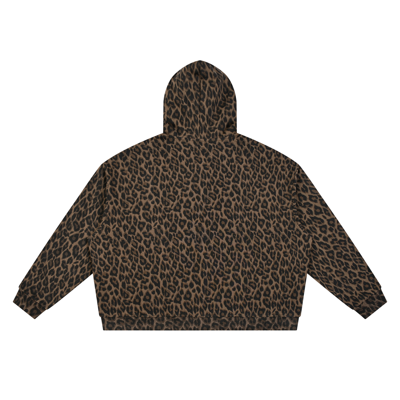 Leopard Zipup Hoodie