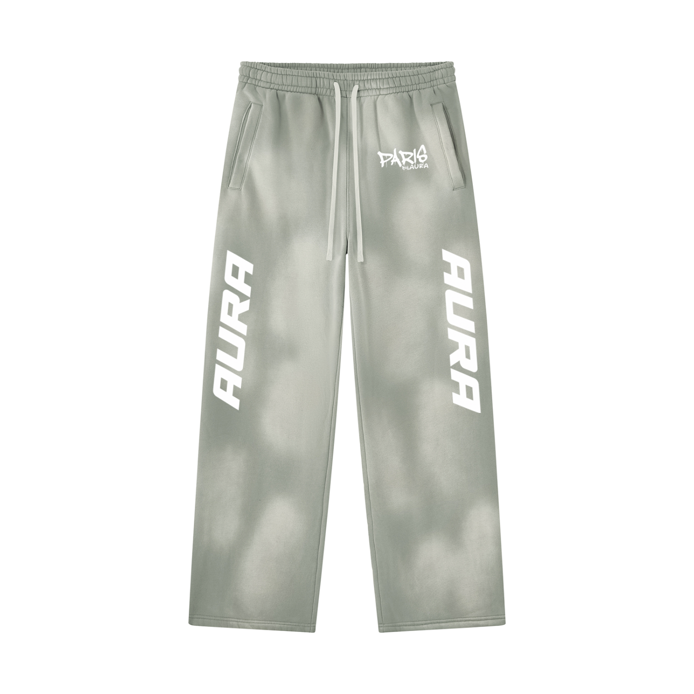 Unisex Sunfade Wide Leg Fleece Sweatpants