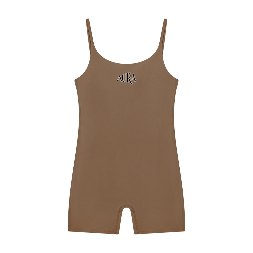 U-Neck Yoga Romper