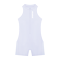 Quarter-Zip Yoga Romper