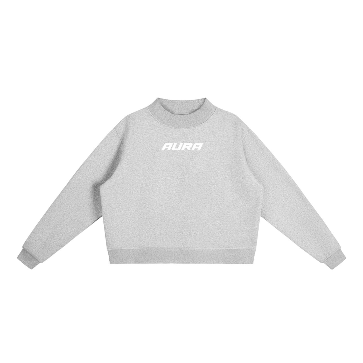 Essential Fleece Neck Crew Sweatshirt