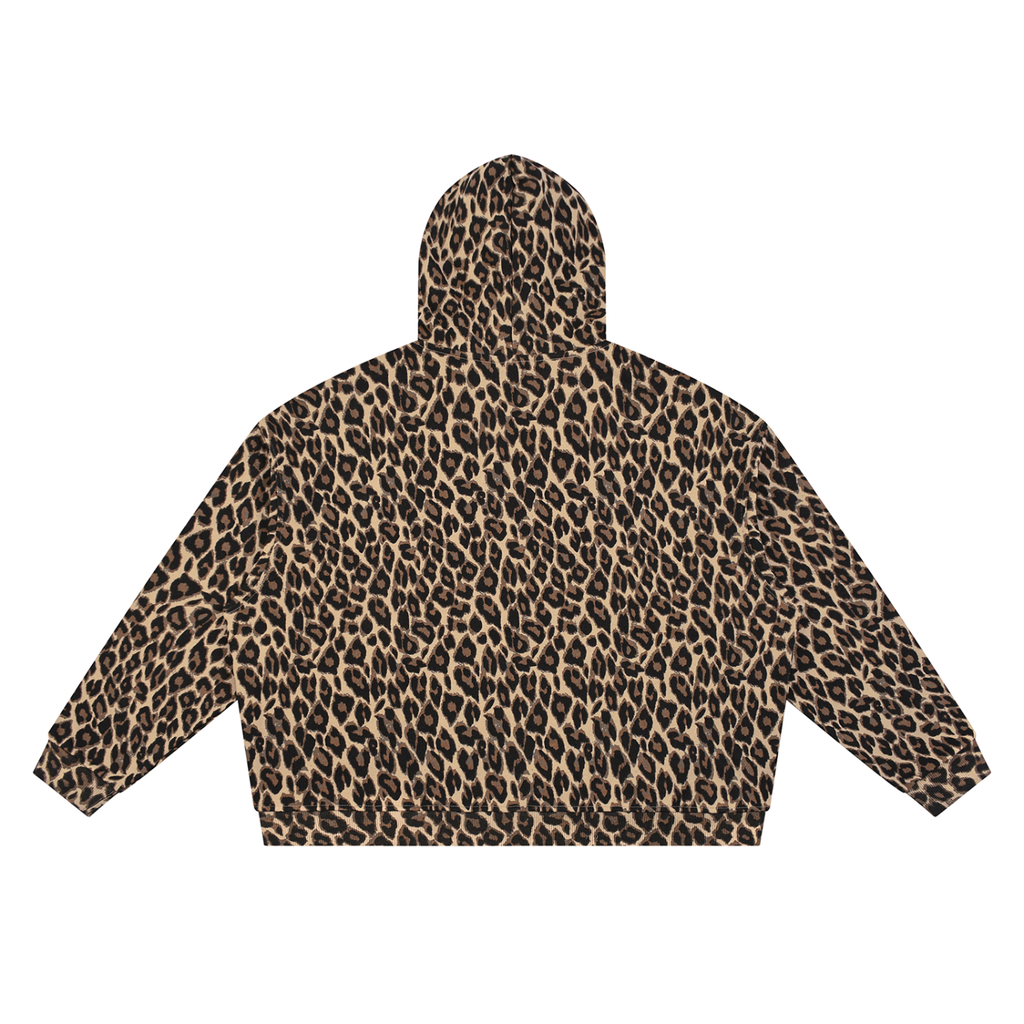 Leopard Zipup Hoodie