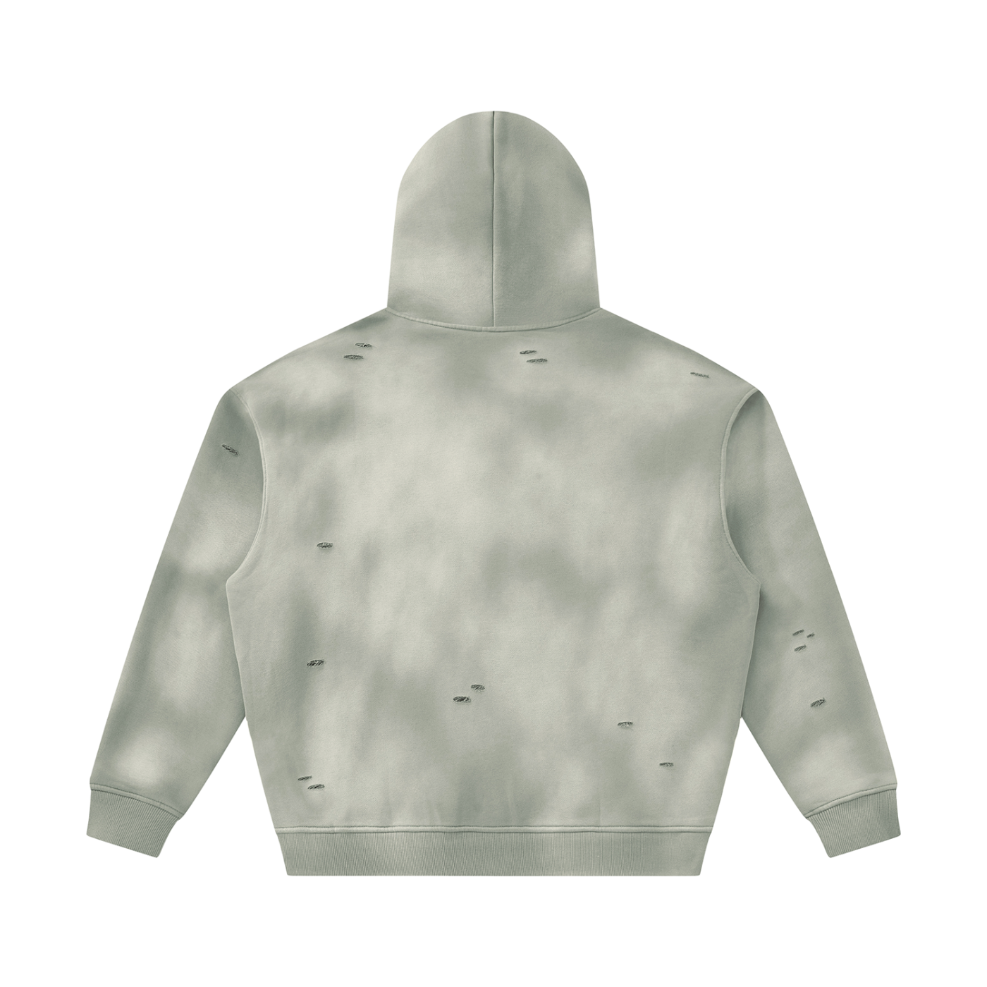 EXCLUSIVE Unisex Sunfade Frayed Fleece Hoodie
