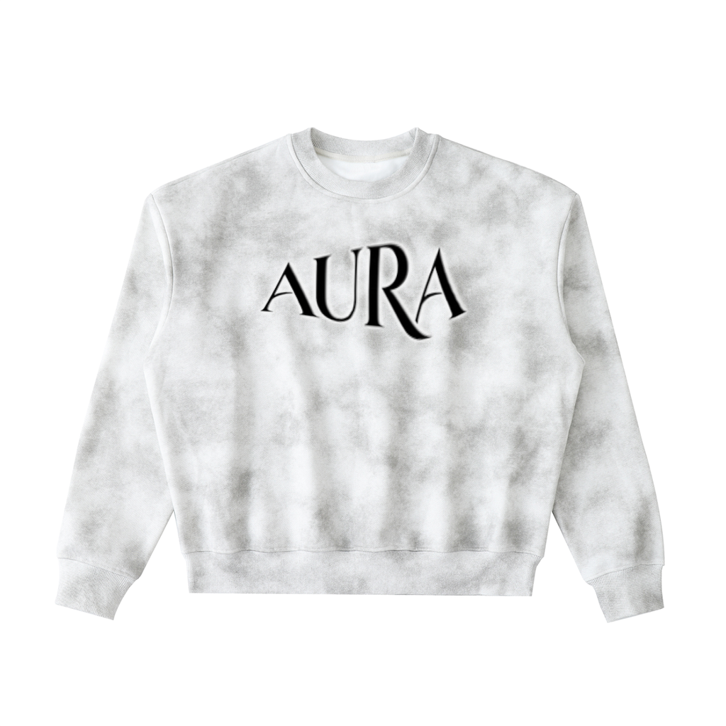 Dirty Washed Boxy Fleeced Sweatshirt