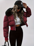 Women's Middle Eastern-Inspired Puffer Jacket